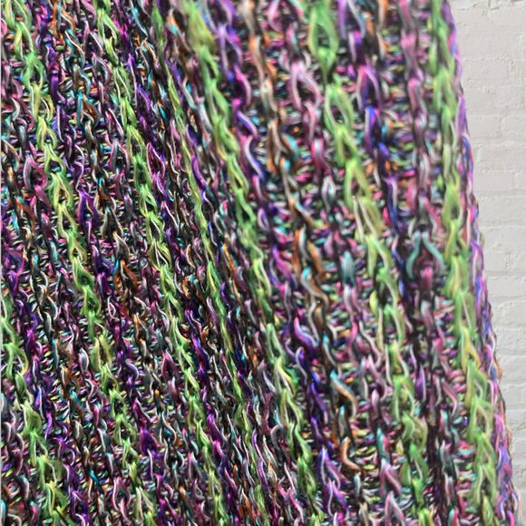 Zara Multicolor Knit Co-Ord Set Tunic & Pants L Vibrant Multicolor Casual Chic - Picture 10 of 16